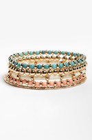 Thumbnail for your product : BP Bead Stretch Bracelets & Bangle (Set of 5)