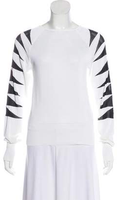 Thierry Mugler Bicolor Knit Sweater