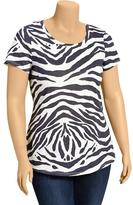 Thumbnail for your product : Old Navy Women's Plus Fashion-Print Tees