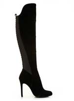 Thumbnail for your product : Moda In Pelle Strada Black Leather Stiletto Heel Knee Boot