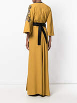 Thumbnail for your product : Amen embroidered wrap dress
