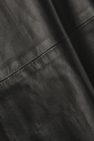 Thumbnail for your product : Valentino Leather A-line midi skirt