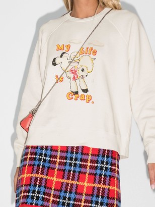 Marc Jacobs X magda archer printed cotton sweatshirt