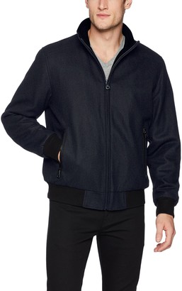 calvin klein men's wool walker coat