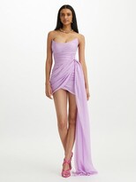 Thumbnail for your product : ODLR Scoop Neck Chiffon Cocktail Dress