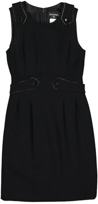 Chanel black Wool Dresses