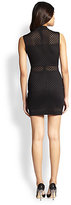 Thumbnail for your product : Elizabeth and James Neri Lattice-Overlay Cutout Dress