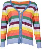 Thumbnail for your product : Chiara Bertani Button Striped Sweater