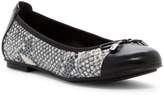 Thumbnail for your product : Vionic Minna Snake Embossed Ballet Flat - Wide Width Availalbe