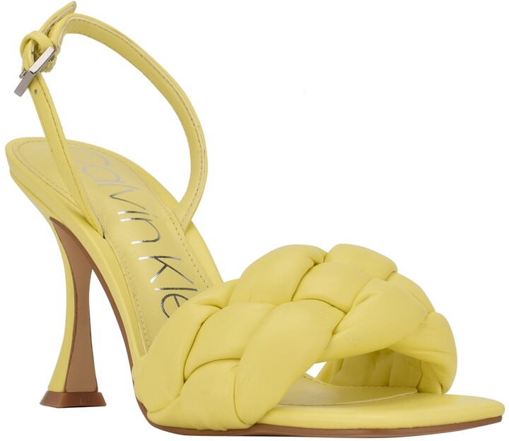 Calvin Klein Women's Yellow Sandals | ShopStyle