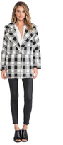 Thumbnail for your product : Greylin Weston Plaid Oversize Wool Coat