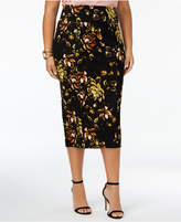 Thumbnail for your product : Melissa McCarthy Trendy Plus Size Printed Pencil Skirt