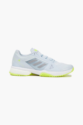 adidas by Stella McCartney Mesh-trimmed Stretch-knit Sneakers