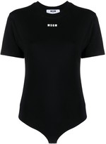 Thumbnail for your product : MSGM Logo-Print Short-Sleeve Body