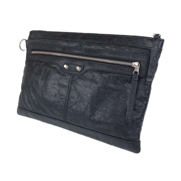 balenciaga black clutch