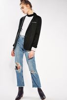 Thumbnail for your product : Topshop Embroidered chuck on blazer