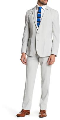 Nick Graham Pinstripe Two Button Notch Lapel Stretch Modern Fit Suit