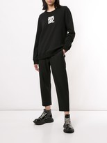 Thumbnail for your product : Ports V Long Sleeve Embroidered Logo Sweater