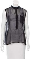 Thumbnail for your product : Adam Sleeveless Silk Top