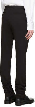 Paul Smith Black Extra-long Jersey Trousers