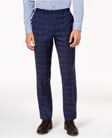 Thumbnail for your product : Nick Graham Men's Slim-Fit Stretch Dark Blue Large Glen Plaid Suit