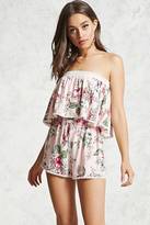 Thumbnail for your product : Forever 21 Floral Flounce Romper