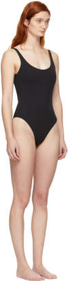 Skin Reversible Black and Taupe The Lana One-Piece Swimsuit