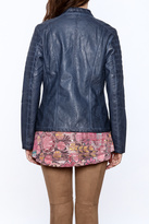 Thumbnail for your product : Tribal Blue Faux Leather Jacket