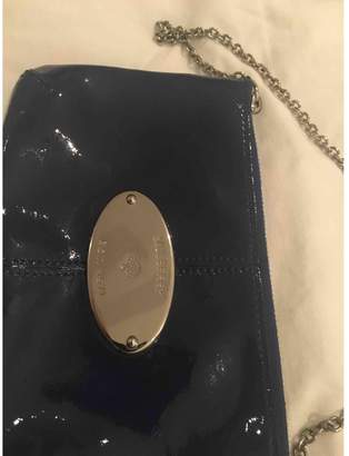 Mulberry Blue Patent leather Clutch Bag