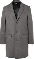 Thumbnail for your product : A.P.C. Manteau Melange Wool-Blend Overcoat - Men - Gray