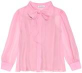 Thumbnail for your product : Dolce & Gabbana Children Silk blouse