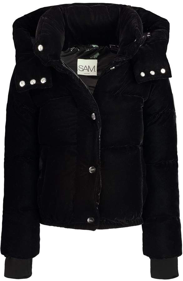 sam velvet puffer jacket