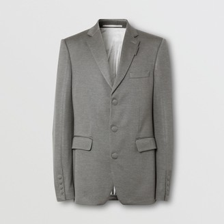 Burberry English Fit Cashmere Silk Jersey Tailored Jacket