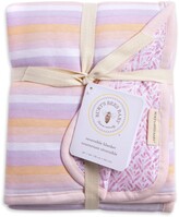 Thumbnail for your product : Burt's Bees Watercolor Sunset Stripe Reversible Soft Baby Blanket Made With Organic Cotton