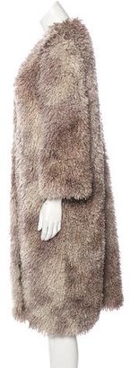 Anna Sui Long Textured Coat