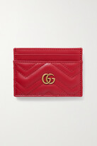 Thumbnail for your product : Gucci Gg Marmont Quilted Leather Cardholder
