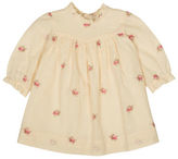 Thumbnail for your product : Bonpoint Long-Sleeve Floral Jacquard Shift Dress, Size 6M-2