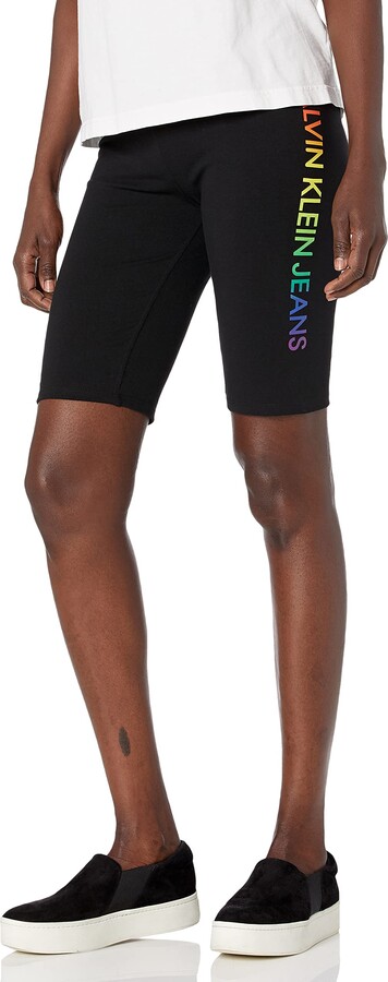 Calvin Klein Jeans Women's Pride Logo Bike Short ShopStyle
