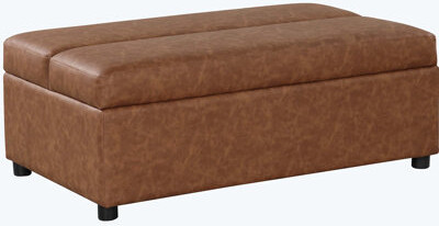 17 Stories Rory Folding Ottoman Sleeper Bed with Mattress Convertible Guest Bed