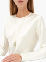 Thumbnail for your product : Cvc Stones Trickle Diamond & 18kt Gold Necklace - Light Grey