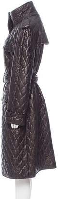 Burberry Quilted Leather Coat