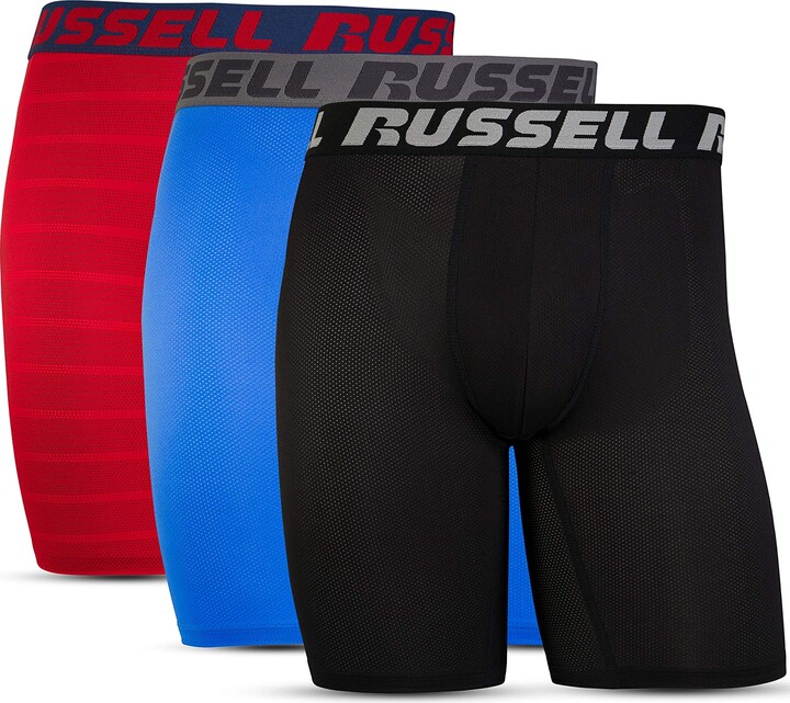 Russell Athletic Men's Coolforce 360 Ventilation Performance Boxer