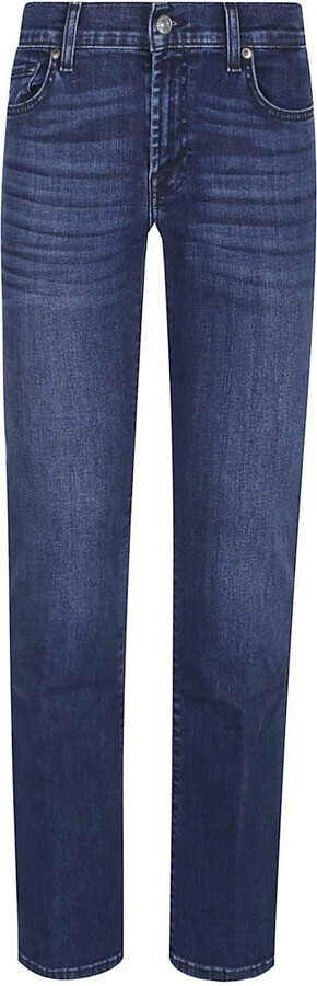 7 For All Mankind Heritage Denim Bootcut Jeans With Classic Five-Pocket Design