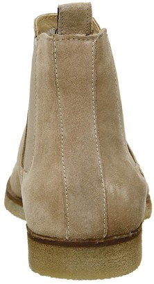 Walk London Hornchurch Chelsea Boots Stone Suede