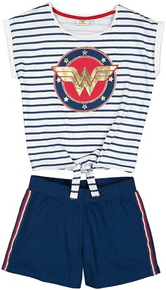 Wonder Woman Girls Cotton Short Pyjamas, 10-16 Years