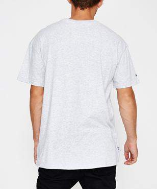 Stussy Boxed Italic Short Sleeve T-shirt Grey Marle