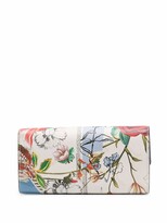 Thumbnail for your product : Ferragamo Floral-Print Leather Wallet