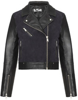 Thumbnail for your product : Whistles Marianne Suede and Leather Biker