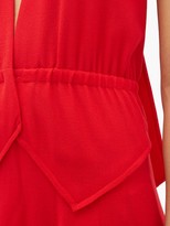 Thumbnail for your product : Roland Mouret Katana Halterneck Wool-crepe Dress - Red
