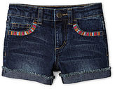 Thumbnail for your product : Arizona Embroidered-Pocket Shorties - Girls 12m-6y